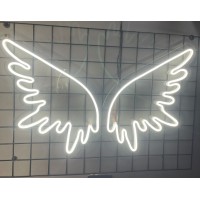 Melek Kanadı Dekoratif Neon Led Tablo, Neon Duvar Tabela